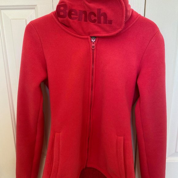 Bench Funnel Neck Zip Fleece in Pink Small - Picture 3 of 4